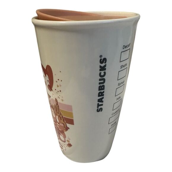Starbucks Disney Magic Kingdom White and Brown Mug Disney Edition - Picture 2 of 6